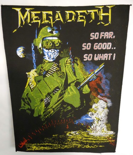 Megadeth back patch so far - back,